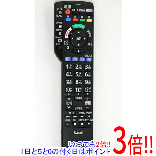 【いつでも2倍！1日と5.0のつく日、18日は3倍！】【中古】Panasonic 液晶テレビ用リモコ ...