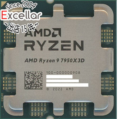 【いつでも2倍！5.0のつく日、18日は3倍！】【中古】AMD Ryzen 9 7950X3D 100-100000908 4.2GHz SocketAM5