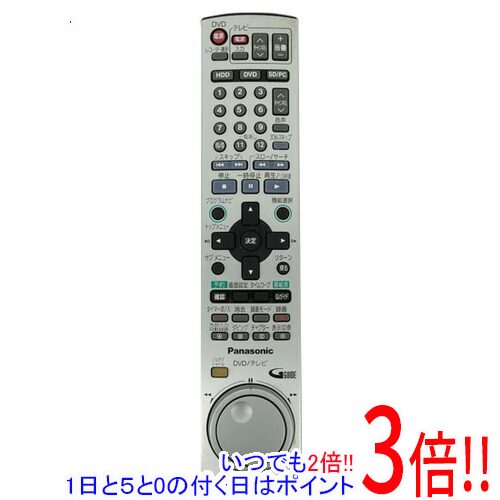 Air Conditioners - 【いつでも2倍！1日と5.0のつく日、18日は3倍！】【中古】Panasonic DVDリモコン EUR7632X20
