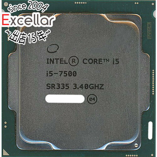 【いつでも2倍！5．0のつく日は3倍！1日も18日も3倍！】【中古】Core i5 7500 3.4GHz 6M LGA1151 65W SR335