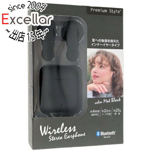 【いつでも2倍!5.0のつく日、18日は3倍!】PGA 完全ワイヤレス ステレオイヤホン Premium Style PG-BTE18TW5BK マットブラック 【いつでも2倍!5.0のつく日、18日は3倍!】PGA 完全ワイヤレス ステレオイヤホン Premium Style PG-BTE18TW5BK マットブラック