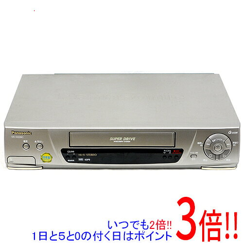 商品名【中古】Panasonic VHSハイファイビデオ NV-H220G リモコン付き リモコン電池カバーなし商品状態動作確認済みの中古品です。※中古品ですので、傷、汚れ等ある場合がございます。※リモコンの電池カバーはありません。型番NV-H220G付属品※画像のものがすべてです。ご確認後、ご検討お願い致します。その他※掲載画像は代表画像です。実際の商品と細部が異なる場合がございますので、商品状態につきましては表記の内容をご確認ください。※返品についてはこちらをご覧ください。　