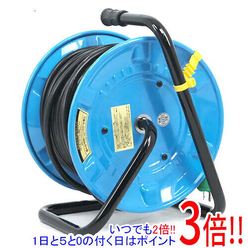 【いつでも2倍！1日と5.0のつく日、18日は3倍！】日動 電工ドラム 屋外型 アース付 30m NPW-E33