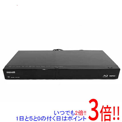 【いつでも2倍！1日と5.0のつく日、18日は3倍！】【中古】maxell HDD内蔵ブルーレイレコーダー アイヴィブルー BIV-R521 訳あり