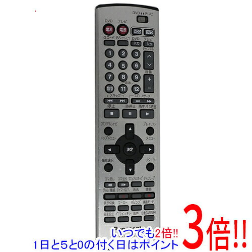 乐天商城 - 【いつでも2倍！1日と5.0のつく日、18日は3倍！】【中古】Panasonic DVDレコーダー用リモコン EUR7624KA0 本体いたみ
