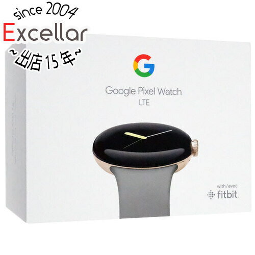 【いつでも2倍！5．0のつく日は3倍！1日も18日も3倍！】Google Pixel Watch Champagne Gold ステンレス ケース/Hazel アクティブ バンド