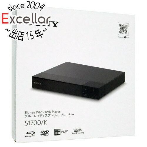 【延長保証対応!!】SONY ブルーレイディスク/DVDプレーヤー BDP-S1700/K 【延長保証対応!!】SONY ブルーレイディスク/DVDプレーヤー BDP-S1700/K