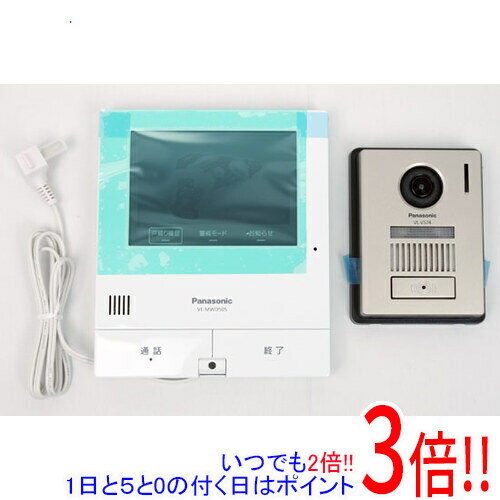 【いつでも2倍！1日と5.0のつく日、18日は3倍！】【中古】Panasonic 外でもドアホン VL-SVD505KF 未使用
