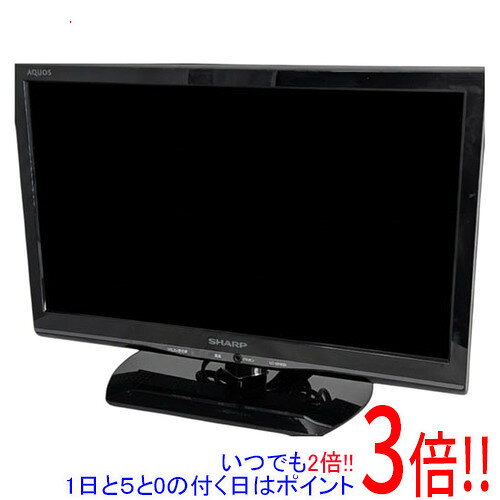 【中古】SHARP 19V型 ハイビジョン 液晶テレビ LC-19VK20 2022年製 リモコンなし