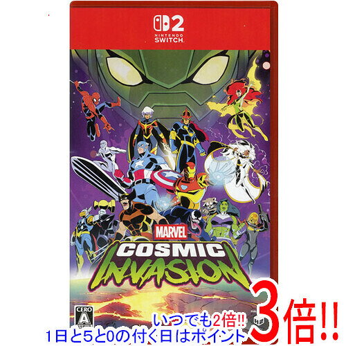 商品名【中古】MARVEL Cosmic Invasion(マーベル コズミック インベージョン) Nintendo Switch 2商品状態開封済みの中古品です。☆ケース付き！※本商品は、製品の性質上、返品はお受けできませんのでご了承ください。仕様ジャンル アクションCERO 「A」全年齢対象プレイ人数その他人数：プレイ人数:1〜4人その他※掲載画像は代表画像です。実際の商品と細部が異なる場合がございますので、商品状態につきましては表記の内容をご確認ください。※返品についてはこちらをご覧ください。　