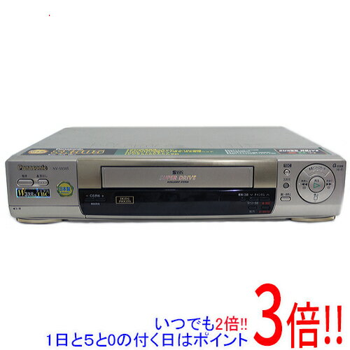 【いつでも2倍！1日と5.0のつく日、18日は3倍！】【中古】Panasonic S-VHS ビデオデッキ NV-SX505 リモコン付き