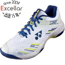 YONEX(ヨネックス) 26.5cm バドミントンシューズ パワークッションカスケードアクセル SHBCA1 ホワイト/ネイビー