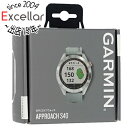 ゴルフ用GPS 【いつでも2倍！5．0のつく日は3倍！1日も18日も3倍！】GARMIN ゴルフナビ GPS Approach S40 グレー