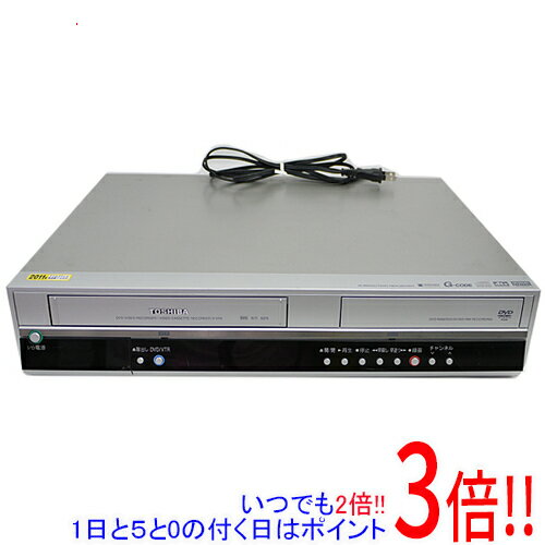 【いつでも2倍!5.0のつく日、18日は3倍!】【中古】TOSHIBA製 VTR一体型HDD&DVDレコーダー D-VR5