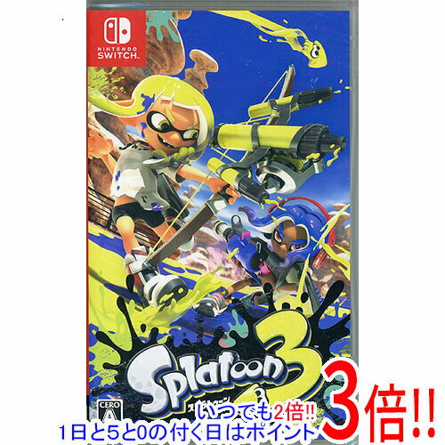 【いつでも2倍！1日と5.0のつく日、18日は3倍！】【中古】スプラトゥーン3(Splatoon 3) Nintendo Switch