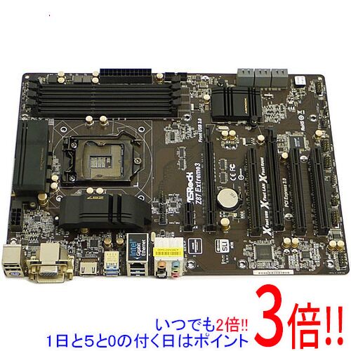 【いつでも2倍！1日と5.0のつく日、18日は3倍！】【中古】ASRock製 ATXマザーボード Z87 Extreme3 LGA1150