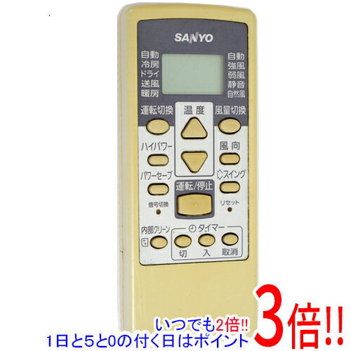 Rakuten - 【いつでも2倍！1日と5.0のつく日、18日は3倍！】【中古】SANYO エアコンリモコン RCS-WA1 本体いたみ