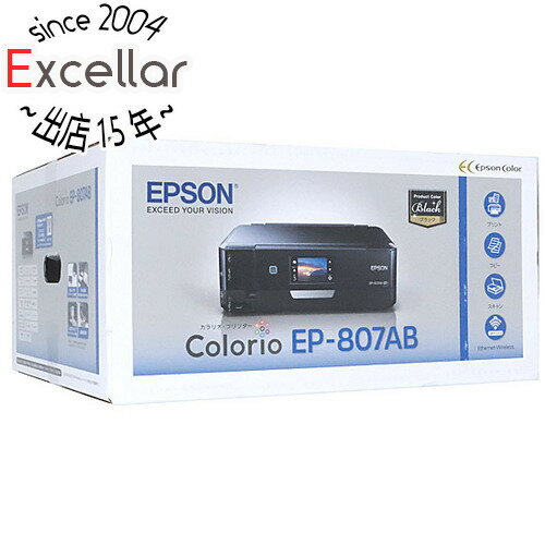 【いつでも2倍！5.0のつく日、18日は3倍！】【中古】EPSON製 マルチフォトカラリオ EP-807AB 複合機 未使用