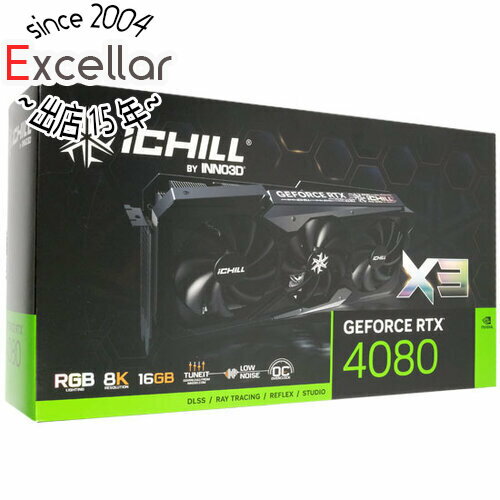 ڤĤǤ2ܡ50ΤĤ3ܡ1183ܡInno3D GeForce RTX 4080 16GB ICHILL X3 C40803-166XX-187049H PCIExp 16GB