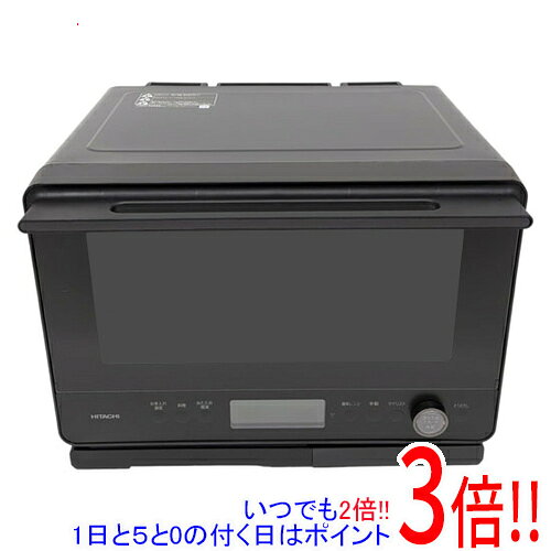 【延長保証対応!!】【新品(開封のみ)】 HITACHI 過熱水蒸気オーブンレンジ ヘルシーシェフ MRO-W1E(K) フロストブラック