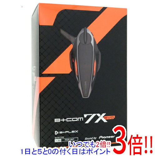 商品名SYGN HOUSE B+COM 7X EVO PAIR UNIT 00083262商品状態新品の商品です。型番00083262仕様Bluetooth Ver Bluetooth5.3Bluetooth Class Class1バッテリー Li-Po 3.7V 1150mAh充電時間 約2時間（DC5.0V USB Type-C端子） ※1充電インターフェイス USB Type-C本体サイズ W111.3mm × H51.7mm × D24.4mm※アンテナ、マグネットクレードル除く本体重量 63g防水性能 IP67相当本体取付け方法 マグネットクレードル※1：急速充電には対応していません。※1：満充電までの時間は目安です。使用する充電器や充電環境によっては、時間が前後する事があります。その他※掲載画像は代表画像です。実際の商品と細部が異なる場合がございますので、商品状態につきましては表記の内容をご確認ください。※返品についてはこちらをご覧ください。　