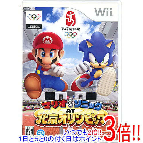Wii Soft, Sports - 【いつでも2倍！1日と5.0のつく日、18日は3倍！】【中古】マリオ＆ソニック AT 北京オリンピック Wii カバーいたみ