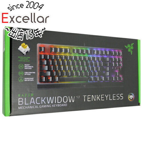 【中古】Razer BlackWidow V3 TKL JP Yellow Switch RZ03-03491900-R3J1 元箱あり