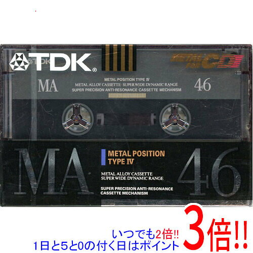 商品名TDK カセットテープ メタル MA-46M 46分商品状態新品の商品です。型番MA-46Mその他※掲載画像は代表画像です。実際の商品と細部が異なる場合がございますので、商品状態につきましては表記の内容をご確認ください。※返品についてはこちらをご覧ください。　