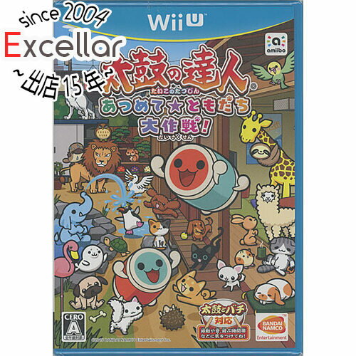 商品名太鼓の達人 あつめて ともだち 大作戦！ Wii U商品状態 新品です。※本商品は、製品の性質上、開封後の返品はお受けできませんのでご了承ください。 商品情報 叩いてドンドン仲良くなれる! 何度でも好きなだけ演奏できるコンセプトはそのままに、 今までとはひと味違った楽曲の楽しみ方を提供します! 対応機種 Wii U 仕様 ジャンル 和太鼓リズムゲーム CERO 「A」全年齢対象 プレイ人数 1〜4人 メーカー バンダイナムコエンターテインメント その他 ※商品の画像はイメージです。 その他たくさんの魅力ある商品を出品しております。ぜひ、見て行ってください。 ※返品についてはこちらをご覧ください。※プロダクトコードなどのコード付き商品について 有効期限の記載がない商品は有効期限が終了している場合があります。 有効期限につきましては、メーカーにてご確認ください。　