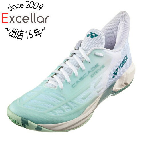 YONEX(ヨネックス) 27.5cm バドミントンシューズ パワークッションカスケードドライブ SHBCD2 ホワイト/グリーン YONEX(ヨネックス) 27.5cm バドミントンシューズ パワークッションカスケードドライブ SHBCD2 ホワイト/グリーン