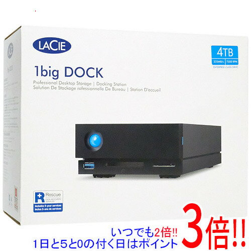 【いつでも2倍！1日と5.0のつく日、18日は3倍！】LaCie LaCie 1big Dock STHS4000800 4TB
