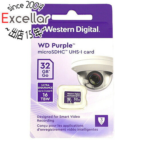 【いつでも2倍！5．0のつく日は3倍！1日も18日も3倍！】WESTERN DIGITAL microSDHCカード WDD032G1P0C 32GB