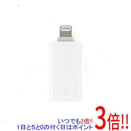 【いつでも2倍！1日と5.0のつく日、18日は3倍！】【新品訳あり(箱きず・やぶれ)】 ELECOM カードリーダー MR-LD102WH Lightning/microUSB 8in1 ホワイト