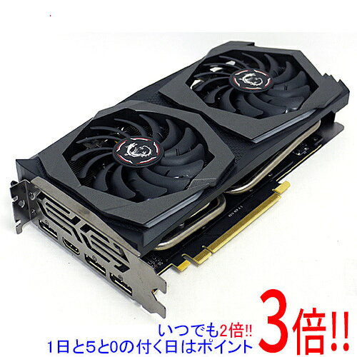 【いつでも2倍！1日と5.0のつく日、18日は3倍！】【中古】MSI製グラボ GeForce GTX 1660 Ti GAMING X 6G PCIExp 6GB