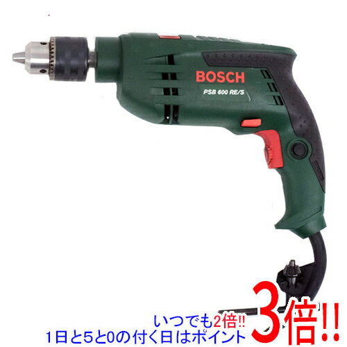 【いつでも2倍！1日と5.0のつく日、18日は3倍！】【新品訳あり】 BOSCH 振動ドリル PSB600RE/S カバーなし
