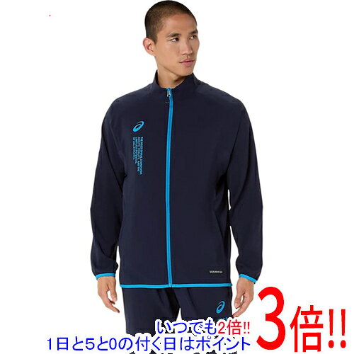 asics アシックス 2XL サイズ クールサマーウーブンジャケット 2033C031 400 ミッドナイト