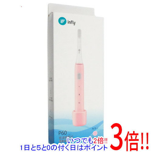 【いつでも2倍！1日と5.0のつく日、18日は3倍！】QCY 音波振動式電動歯ブラシ infly IF-P60PK ピンク