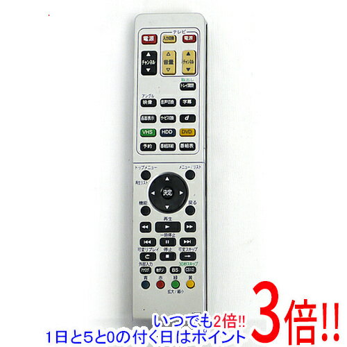 乐天商城 - 【いつでも2倍！1日と5.0のつく日、18日は3倍！】【中古】フナイ VHS一体型HDD/DVDレコーダー用リモコン NB722