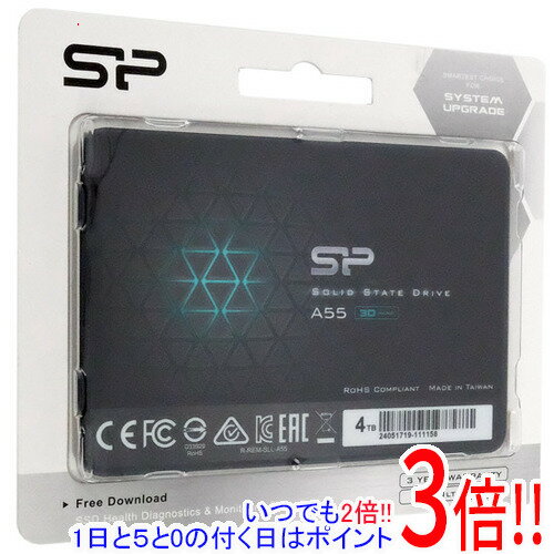 Rakuten - 【いつでも2倍！1日と5.0のつく日、18日は3倍！】Silicon Power製 2.5インチ SSD 4TB Ace A55 SP004TBSS3A55S25
