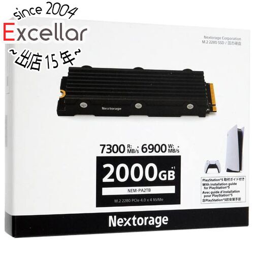 ył2{I5D0̂3{I1183{IzNextorage PS5Ή M.2 NVMe SSD NEM-PA2TB/N SYM 2TB