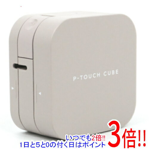 【延長保証対応!!】brother ラベルライター ピータッチ キューブ PT-P300BTLT ラテ