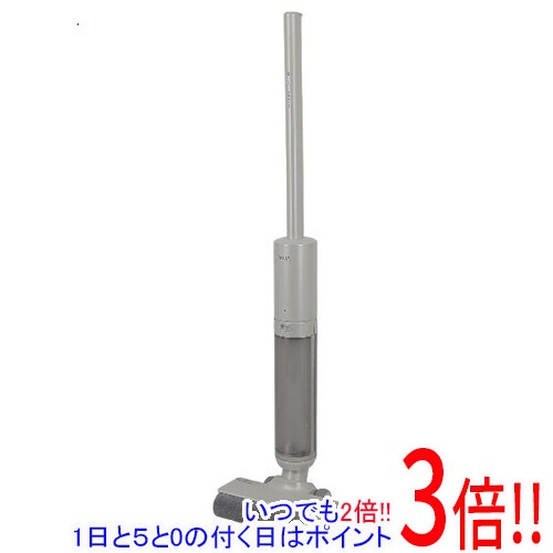 商品名【延長保証対応!!】【新品(開封のみ)】 AQUA 水拭きフロア掃除機 WIPEL AQC-WX1P-W ホワイト商品状態新品未使用品です。開封のみ行われております。型番WIPEL AQC-WX1P-W [ホワイト]仕様[基本仕様]タイプ 水拭きフロアクリーナー/スティックコードレス（充電式） ○ヘッド種類 モーター式(自走式)集じん容積 0.36 L最長運転時間/連続使用時間 強：15分/標準：30分(新品・満充電時)充電時間 2.5時間ダストケース丸洗い ○フィルター丸洗い ○乾湿両用 ○充電スタンド付属 ○[サイズ・質量]本体寸法(幅x高さx奥行) 260x1120x218 mm質量 スティッククリーナー3.4kg備考機器に組み込まれているリチウムイオン電池は製品安全4法の規制対象外の製品となっております。その他※掲載画像は代表画像です。実際の商品と細部が異なる場合がございますので、商品状態につきましては表記の内容をご確認ください。※返品についてはこちらをご覧ください。■延長保証について詳しくは下記をご覧ください。・延長保証（自然故障プラン）のご案内はコチラ・延長保証（物損付きプラン）のご案内はコチラ　