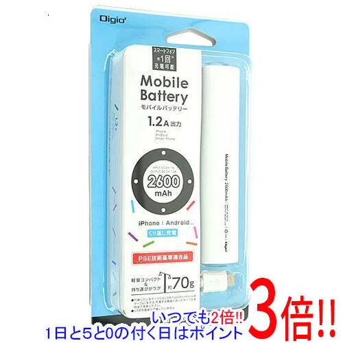 商品名【新品(開封のみ)】 ナカバヤシ モバイルバッテリー 2600mAh MB-0158W ホワイト商品状態新品未使用品です。開封のみ行われております。型番MB-0158W [ホワイト]仕様[基本仕様]バッテリー容量 2600 mAh充電時間 約3時間飛行機内持ち込み可 ○[充電回数目安]1000〜2000mAh 1回[サイズ・重量]幅x高さx奥行き 103x22x22 mm重量 70 g備考PSマークの種類：PSEマーク届出事業者名：ナカバヤシ株式会社その他※掲載画像は代表画像です。実際の商品と細部が異なる場合がございますので、商品状態につきましては表記の内容をご確認ください。※返品についてはこちらをご覧ください。　