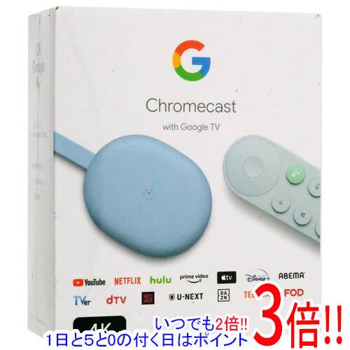 【いつでも2倍！1日と5.0のつく日、18日は3倍！】Google Chromecast with Google TV (4K) GA01923-JP Sky