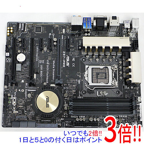 【いつでも2倍！1日と5.0のつく日、18日は3倍！】【中古】ASUS製 ATXマザーボード Z97-PRO LGA1150