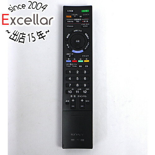 【いつでも2倍!5.0のつく日、18日は3倍!】【中古】SONY テレビ用リモコン RM-JD019 本体いたみ 【いつでも2倍!5.0のつく日、18日は3倍!】【中古】SONY テレビ用リモコン RM-JD019 本体いたみ