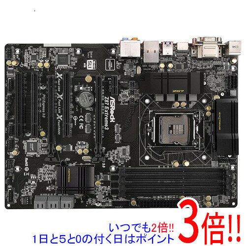 【いつでも2倍！1日と5.0のつく日、18日は3倍！】【中古】ASRock ATXマザーボード Z87 Extreme3 LGA1150
