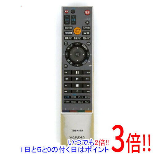 【いつでも2倍！1日と5.0のつく日 18日は3倍！】【中古】TOSHIBA製 HDD＆DVDレコーダー用リモコン SE-R0333 本体いたみ
