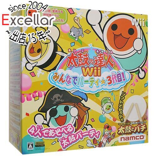 【いつでも2倍！5．0のつく日は3倍！1日も18日も3倍！】太鼓の達人Wii みんなでパーティ 3代目!太鼓とバチ同梱