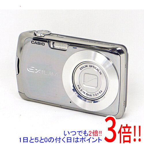 【いつでも2倍！5．0のつく日は3倍！1日も18日も3倍！】【中古】CASIO製 EXILIM ZOOM EX-Z1 シルバー 1000万画素 訳あり